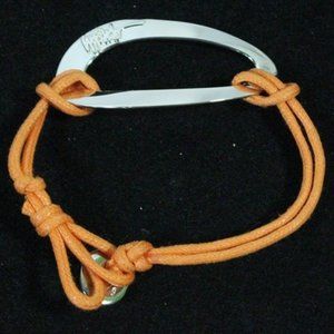 Ippolita Sterling Silver Orange Cord Bracelet